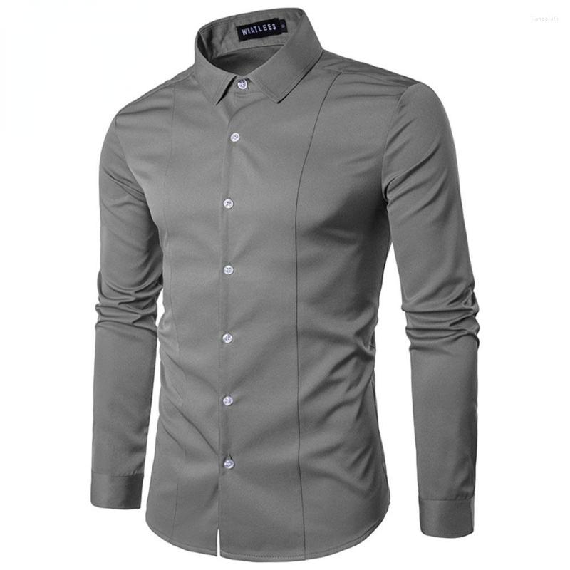 Men's Casual Shirts EU Size 2023 Men's Fashion Henry Collar Solid High Grade Long Sleeve Shirt Slim Fit Social Dress, White
Men's Casual Shirts EU Size 2023 Men's Fashion Henry Collar Solid High Grade Long Sleeve Shirt Slim Fit Social Dress, White