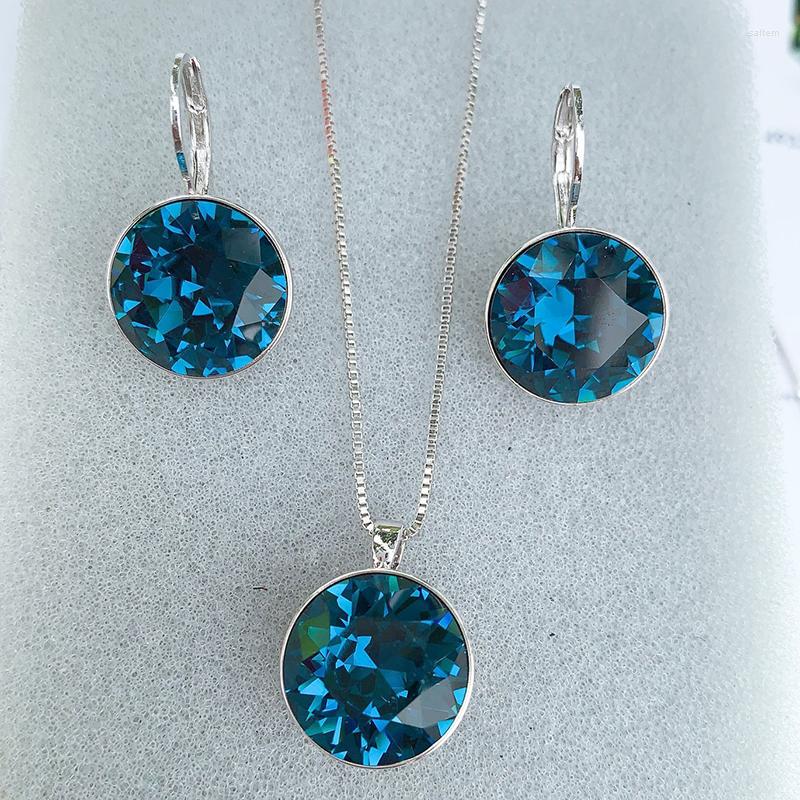 Necklace Earrings Set Wedding Jewelery Made With Austrian Crystal For Women Party Bijoux Gift Fashion Bella Earing And Pendant Jewelry, Picture shown
Necklace Earrings Set Wedding Jewelery Made With Austrian Crystal For Women Party Bijoux Gift Fashion Bella Earing And Pendant Jewelry, Picture shown