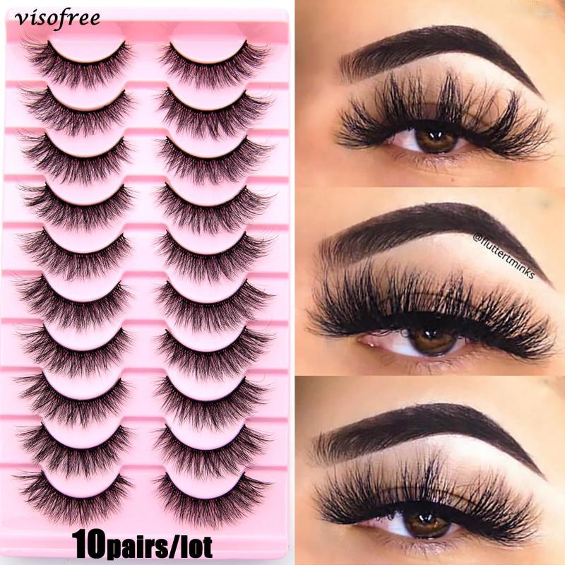 False Eyelashes Visofree 3/5/10 Pairs 3D Natural Lashes Fluffy Soft Cross Manga Wispy Eyelash Extension Makeup
False Eyelashes Visofree 3/5/10 Pairs 3D Natural Lashes Fluffy Soft Cross Manga Wispy Eyelash Extension Makeup