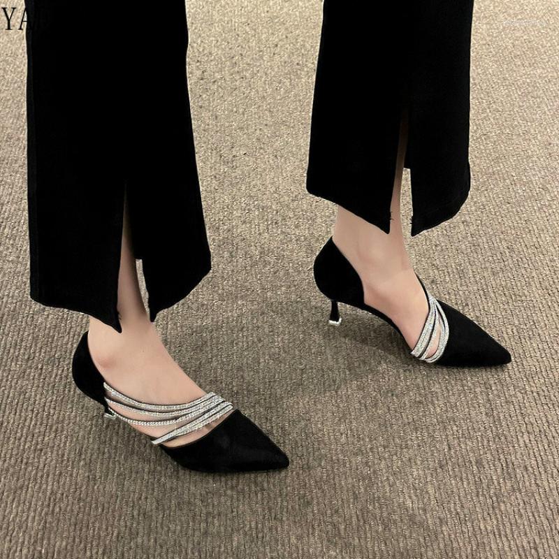 Sandals High Heels Temperament French Single Shoes Stilettos Pointed Rhinestone Decor Mid Hollow Party Prom Small Size 33, Beige pu
Sandals High Heels Temperament French Single Shoes Stilettos Pointed Rhinestone Decor Mid Hollow Party Prom Small Size 33, Beige pu