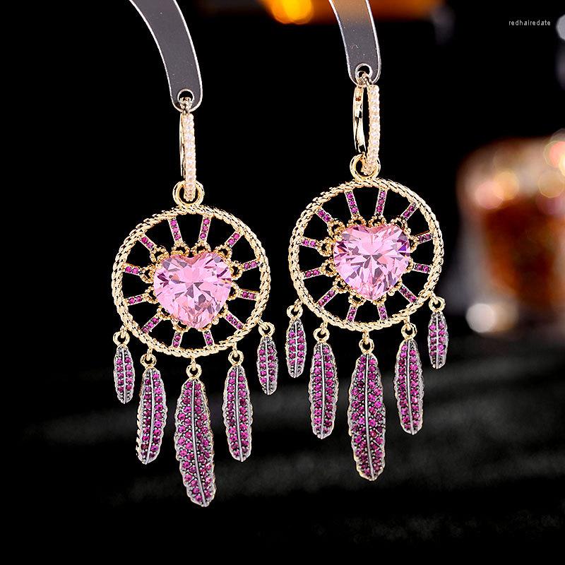 Dangle Earrings Fashion High-end Heavy Industry For Women Exquisite Heart Shaped Retro Feather Tassel Birthday Gift
Dangle Earrings Fashion High-end Heavy Industry For Women Exquisite Heart Shaped Retro Feather Tassel Birthday Gift