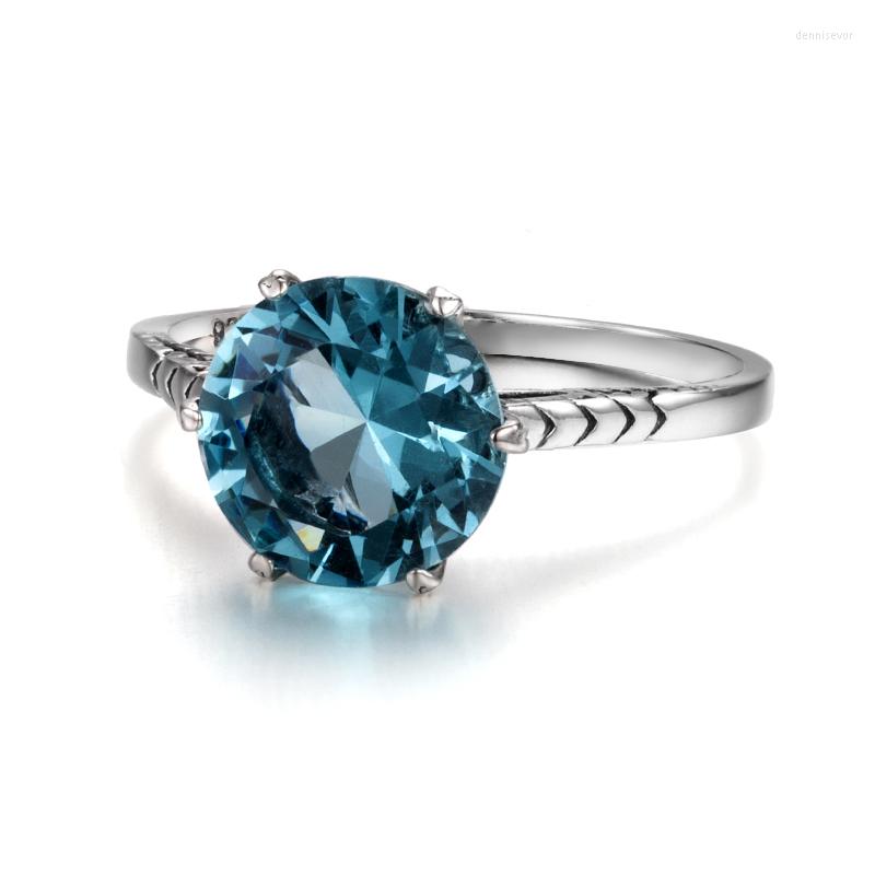 Cluster Rings Top Quality Elegant Aquamarine Real 925 Sterling Silver Ring For Women Trendy Casual Party Anniversary Gift Fine Jewelry
Cluster Rings Top Quality Elegant Aquamarine Real 925 Sterling Silver Ring For Women Trendy Casual Party Anniversary Gift Fine Jewelry