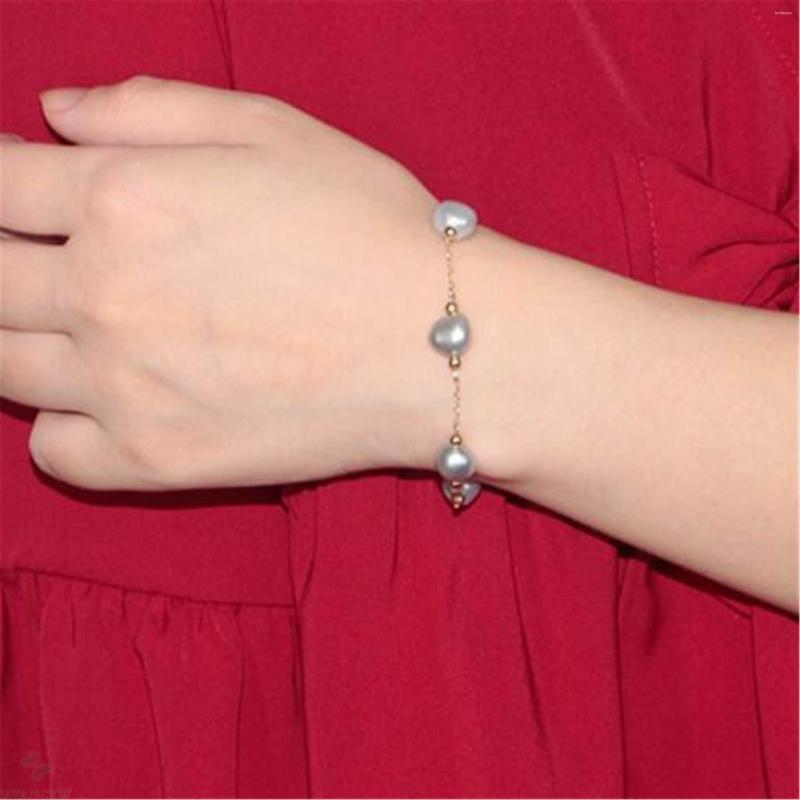 Strand 10-11mm Gray Baroque Pearl Bracelet Buckle 7.5 Inches Jewelry Elegant Luxury Flawless Wedding Handmade Gorgeous
Strand 10-11mm Gray Baroque Pearl Bracelet Buckle 7.5 Inches Jewelry Elegant Luxury Flawless Wedding Handmade Gorgeous