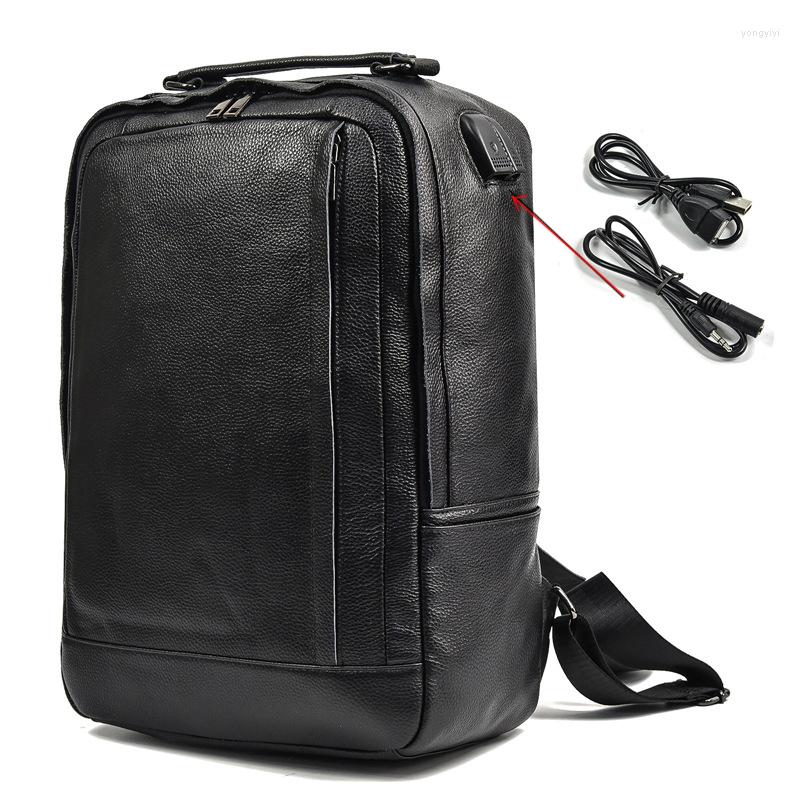 Backpack Fashion Real Genuine Leather Big Laptop Bag Mens Business Casual Waterproof Back Pack Male Computer Bagpack Backpacking, Picture shown 
Backpack Fashion Real Genuine Leather Big Laptop Bag Mens Business Casual Waterproof Back Pack Male Computer Bagpack Backpacking, Picture shown