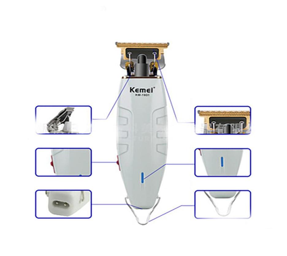 

KEMEI KM1931 Professional Hair Clipper Barber Hair Trimmer for Men Retro Buddha Cordless Edge Electric Cutting Machine9436525