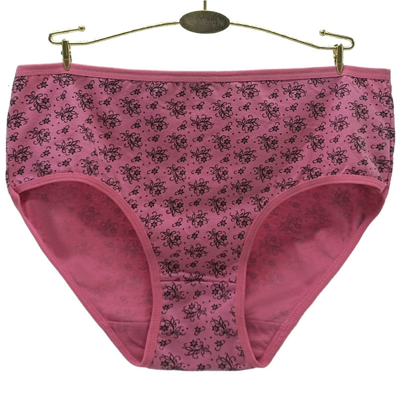 Women's Panties 6 Pieces/Lot Underwear Women Cotton Panties Plus Size Briefs High Waiste Panty Female Underpants Womens Intimate 2XL 3XL 4XL 2304