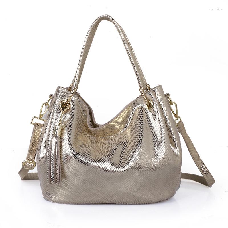 Evening Bags Genuine Leather Ladies' Soft Snakeskin Large Bag Capacity Shoulder Portable Messenger Middle-Aged Mom, Gun color
Evening Bags Genuine Leather Ladies' Soft Snakeskin Large Bag Capacity Shoulder Portable Messenger Middle-Aged Mom, Gun color