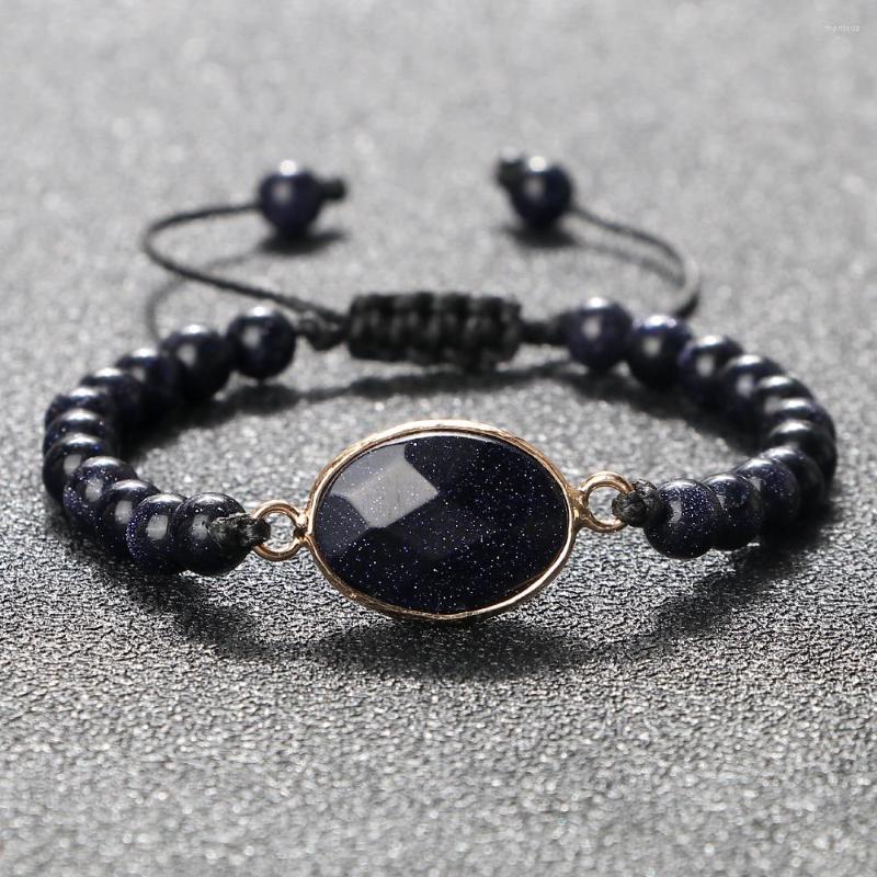 Strand Vintage Sandstone Beaded Bracelet Handmade Adjustable Braided Bracelets Bangles Women Men Oval Drop Pendants Charms Jewelry Gift
Strand Vintage Sandstone Beaded Bracelet Handmade Adjustable Braided Bracelets Bangles Women Men Oval Drop Pendants Charms Jewelry Gift