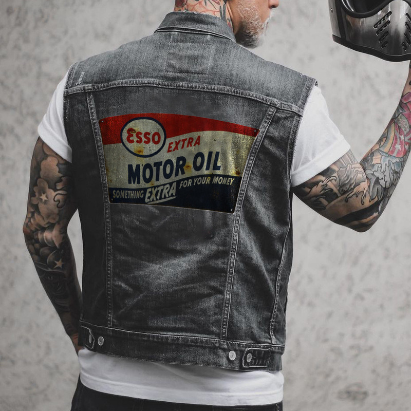 Men's Vests 2023 Men Skull Motorcycle Biker Punk Hip Hop Top Waistcoat Hole Ripped Sleevless Jean Jacket Mens Denim Vest West 230420