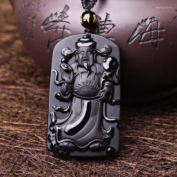Pendant Necklaces Natural High-quality Obsidian God Of Wealth Necklace Fashion Boutique Jewelry To Attract And Cause Neckla
Pendant Necklaces Natural High-quality Obsidian God Of Wealth Necklace Fashion Boutique Jewelry To Attract And Cause Neckla