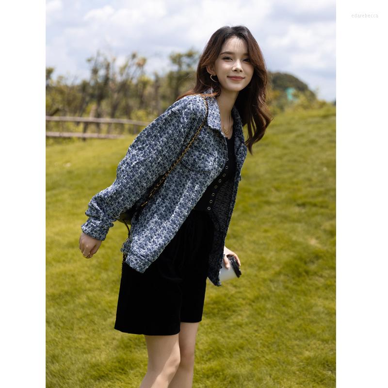 Women's Jackets Women's Autumn And Winter Korean High-end Temperament Lapel Long Sleeve Loose Vintage Button Chic Woolen Fashion Short, Picture color
Women's Jackets Women's Autumn And Winter Korean High-end Temperament Lapel Long Sleeve Loose Vintage Button Chic Woolen Fashion Short, Picture color