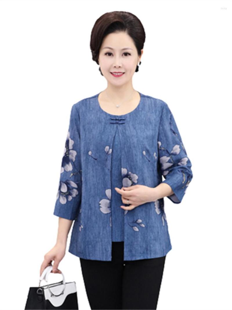 Women's Blouses Loose Women Spring Autumn Shirts Lady Fashion Casual Half Sleeve O-Neck Collar Printing Blusas Tops WY0537, Blue
Women's Blouses Loose Women Spring Autumn Shirts Lady Fashion Casual Half Sleeve O-Neck Collar Printing Blusas Tops WY0537, Blue