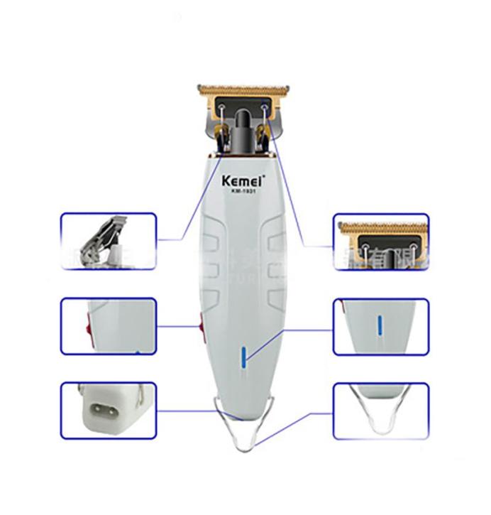 

KEMEI KM1931 Professional Hair Clipper Barber Hair Trimmer for Men Retro Buddha Cordless Edge Electric Cutting Machine2032957