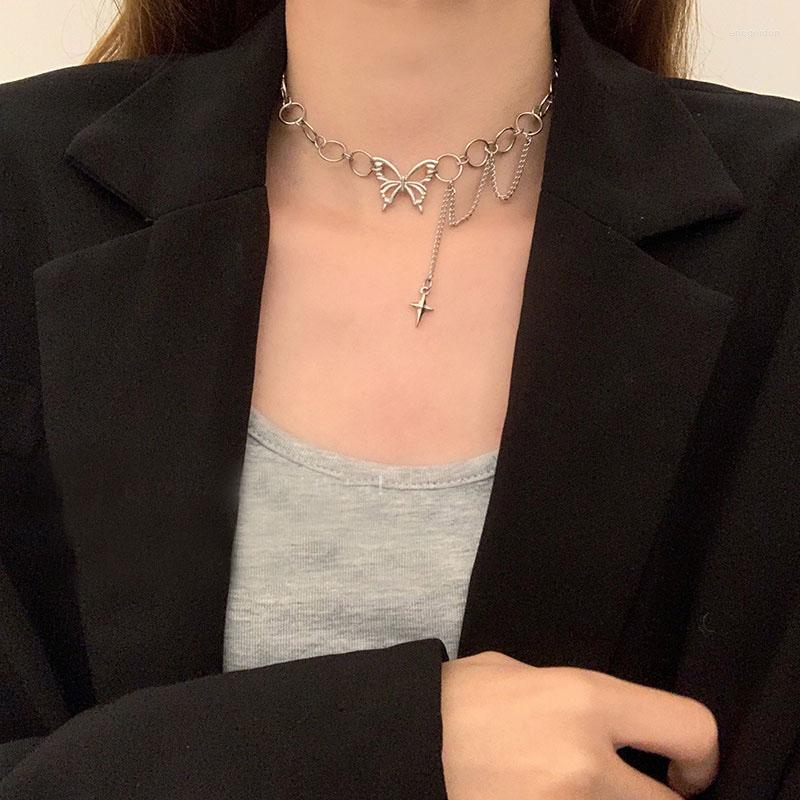Choker Harajuku Punk Butterfly Necklace Jewelry Women Collares Gothic Hip Hop Link Chain Mujer Jewlery Party
Choker Harajuku Punk Butterfly Necklace Jewelry Women Collares Gothic Hip Hop Link Chain Mujer Jewlery Party