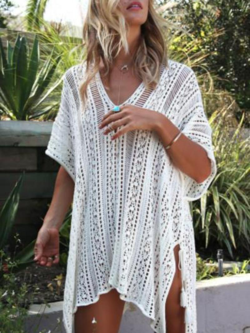 Women's Swimwear Happie Queens Fashion Summer Women Sexy Hollow Out Bandage Mini Dress Deep V-neck Beach Boho Bikini Cover-ups, White
Women's Swimwear Happie Queens Fashion Summer Women Sexy Hollow Out Bandage Mini Dress Deep V-neck Beach Boho Bikini Cover-ups, White