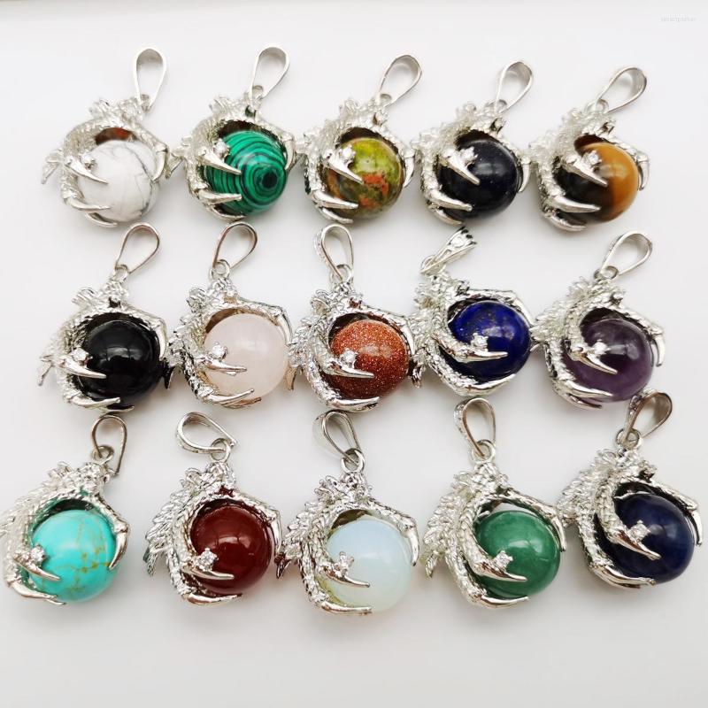 Pendant Necklaces Tigereye Aventurine Opal Sandstone Sodalite Crystal Lapis Howlite Stone Bead Dragon's Talons GEM Jewelry For Gift 1PCS
Pendant Necklaces Tigereye Aventurine Opal Sandstone Sodalite Crystal Lapis Howlite Stone Bead Dragon's Talons GEM Jewelry For Gift 1PCS
