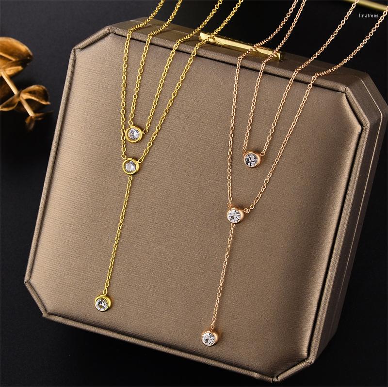 Choker LW Trend Stainless Steel Double Layer Bead Annulation Pendant Necklace For Women Stacked Party Gift Fashion Jewelry
Choker LW Trend Stainless Steel Double Layer Bead Annulation Pendant Necklace For Women Stacked Party Gift Fashion Jewelry