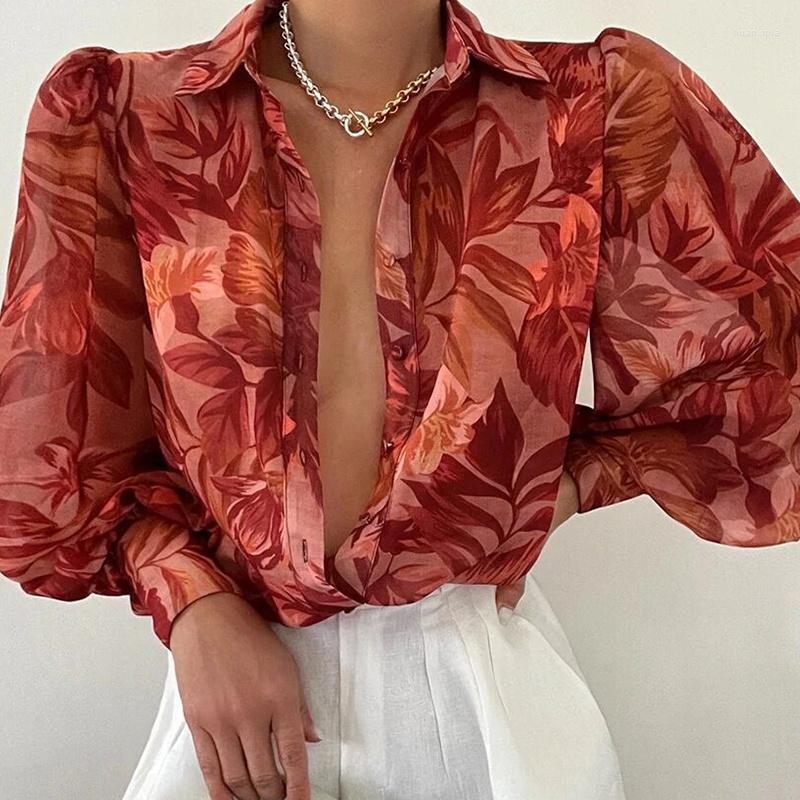 Women's Blouses Elegant Vintage Floral Print Women Blouse Lantern Sleeve Spring Single Breasted Lapel Female Casual Shirts Vacation, Yellow
Women's Blouses Elegant Vintage Floral Print Women Blouse Lantern Sleeve Spring Single Breasted Lapel Female Casual Shirts Vacation, Yellow