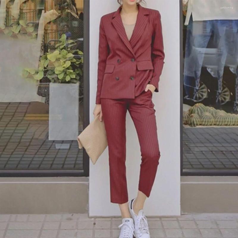 Women's Two Piece Pants Women's Spring Elegant Casual Blazer Pantsuits Striped Jacket & Pencil Pant 2 Set Lady Formal Business, Ws61-1
Women's Two Piece Pants Women's Spring Elegant Casual Blazer Pantsuits Striped Jacket & Pencil Pant 2 Set Lady Formal Business, Ws61-1