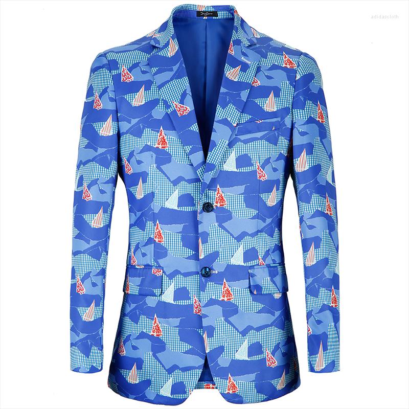 Men's Suits 2023 Hawaii Sea Boat Printed Blazer Men Fashion Casual Business Oversize Jacket Singer Costume Homme Masculino, Picture shown
Men's Suits 2023 Hawaii Sea Boat Printed Blazer Men Fashion Casual Business Oversize Jacket Singer Costume Homme Masculino, Picture shown