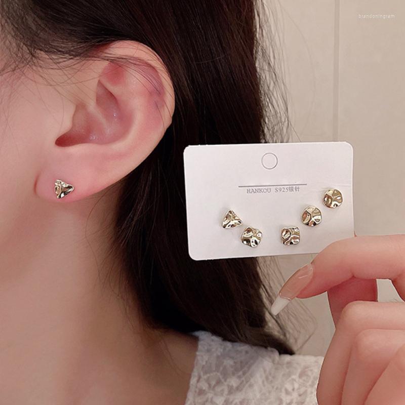 Stud Earrings VSnow Minimalist Gold Color Irregular Geometric Earings For Women Temperament Triangle Circle Metal Jewellery
Stud Earrings VSnow Minimalist Gold Color Irregular Geometric Earings For Women Temperament Triangle Circle Metal Jewellery