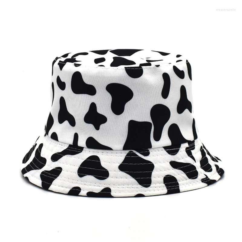Berets Fashion Reversible Black White Cow Pattern Bucket Hats Foldable Panama Hat Fisherman Caps For Men Women Gorras Summer, Cow milk
Berets Fashion Reversible Black White Cow Pattern Bucket Hats Foldable Panama Hat Fisherman Caps For Men Women Gorras Summer, Cow milk