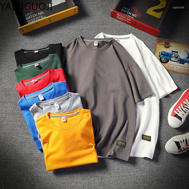 Men's T Shirts YASUGUOJI 2023 Summer Casual Short Sleeve Shirt Men Fashion Solid Color T-shirts Male O-neck Cotton Tees Streetwear Tshirt, Grey t128
Men's T Shirts YASUGUOJI 2023 Summer Casual Short Sleeve Shirt Men Fashion Solid Color T-shirts Male O-neck Cotton Tees Streetwear Tshirt, Grey t128