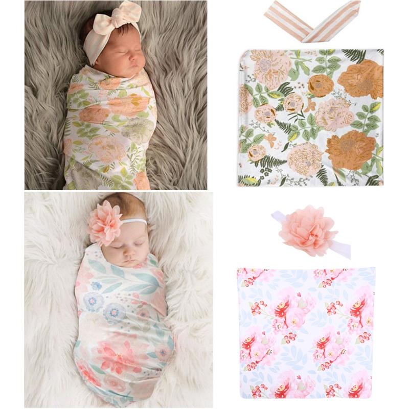 Blankets Pcs Born Floral Swaddle Wrap Headband Set Baby Cotton Receiving Blanket Sleeping Bag Hair Band Bedding & Swaddling
Blankets Pcs Born Floral Swaddle Wrap Headband Set Baby Cotton Receiving Blanket Sleeping Bag Hair Band Bedding & Swaddling