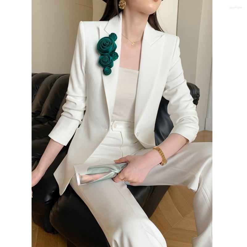 Women's Two Piece Pants 2023 Streetwear Women's Set Long Sleeve Floral Blazer Suit Office Lady Tracksuit Fitness Outfits M63, White
Women's Two Piece Pants 2023 Streetwear Women's Set Long Sleeve Floral Blazer Suit Office Lady Tracksuit Fitness Outfits M63, White