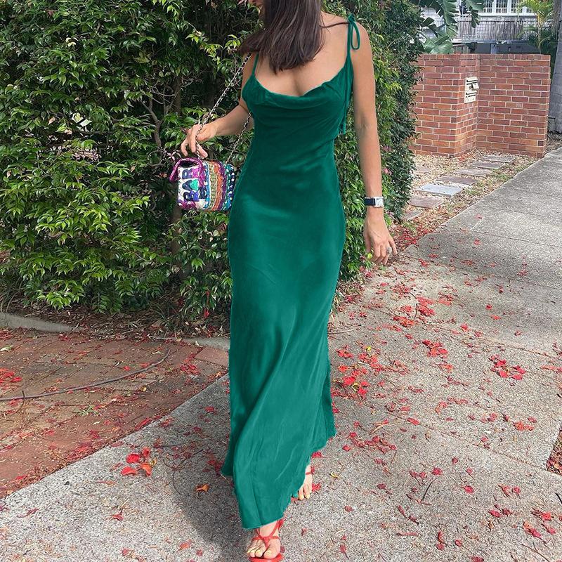 Women's Swimwear Swimsuit Coverup Women Beach Clothing Summer Long Dress 2023 Autumn Winter Backless Split Lace Up Metal Chain Solid, Green
Women's Swimwear Swimsuit Coverup Women Beach Clothing Summer Long Dress 2023 Autumn Winter Backless Split Lace Up Metal Chain Solid, Green