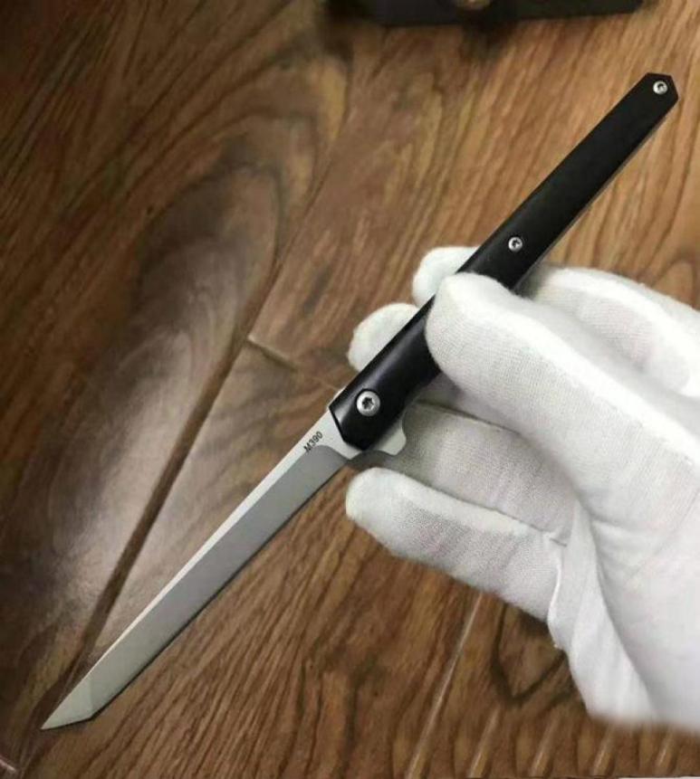 1Pcs Excellent Quality Ball Bearing Flipper folding Knife D2 Satin Blade Ebony Handle EDC Pocket Knives Gift Knifes With Leather S7950480
1Pcs Excellent Quality Ball Bearing Flipper folding Knife D2 Satin Blade Ebony Handle EDC Pocket Knives Gift Knifes With Leather S7950480