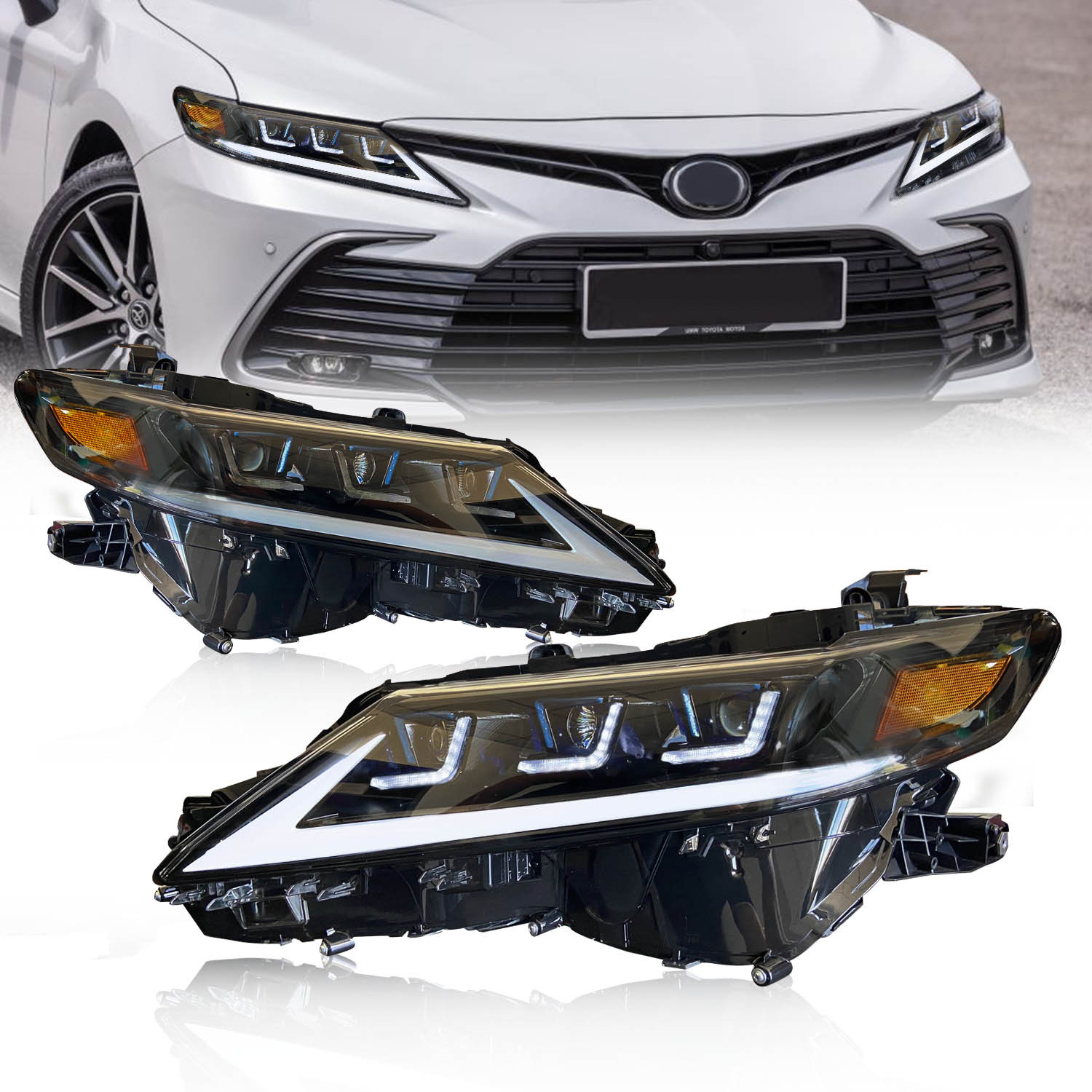 Headlights LED Lamp For Toyota Camry 20 18-2023 LED Headlight Signal Lights Turn High Low Car Lamp
Headlights LED Lamp For Toyota Camry 20 18-2023 LED Headlight Signal Lights Turn High Low Car Lamp