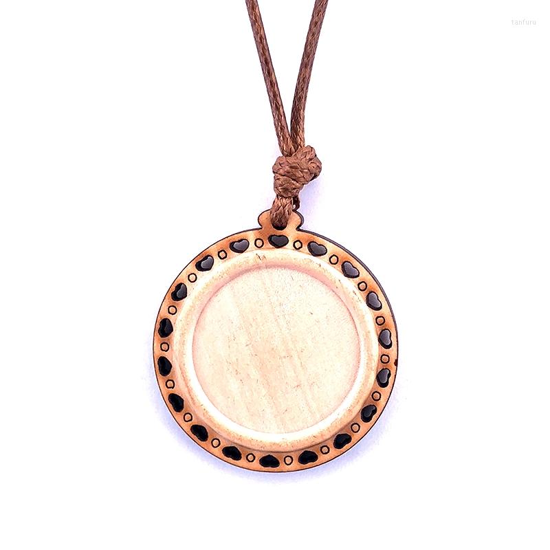 Pendant Necklaces Wooden Setting Fit 25mm Round Cabochon Adjustable Brown Leather Chakra Party Jewellry For Women Men Jewelry A003
Pendant Necklaces Wooden Setting Fit 25mm Round Cabochon Adjustable Brown Leather Chakra Party Jewellry For Women Men Jewelry A003