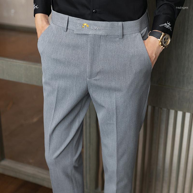 Men's Suits 2023 High Quality Spring Autumn Men's Fashion Suit Trousers Business Casual Solid Color Embroidery Slim Office, Black
Men's Suits 2023 High Quality Spring Autumn Men's Fashion Suit Trousers Business Casual Solid Color Embroidery Slim Office, Black