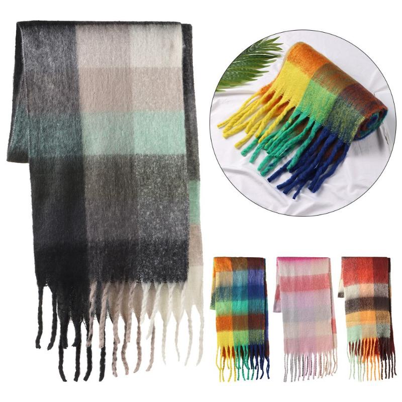 Scarves Fashion Women's Scarf Autumn And Winter Long Imitation Cashmere Ins Plaid Wild Shawl Dual-use Thick Warm Tide
Scarves Fashion Women's Scarf Autumn And Winter Long Imitation Cashmere Ins Plaid Wild Shawl Dual-use Thick Warm Tide