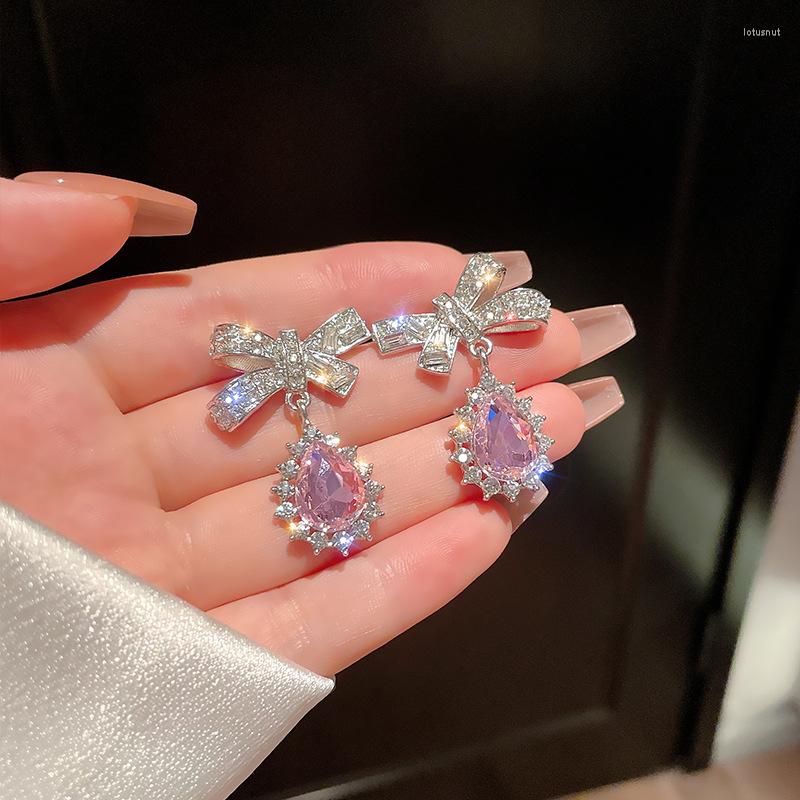 Dangle Earrings Fashion Lovely Bowknot Senior Contracted Temperament Fine Crystal Sweet Women
Dangle Earrings Fashion Lovely Bowknot Senior Contracted Temperament Fine Crystal Sweet Women