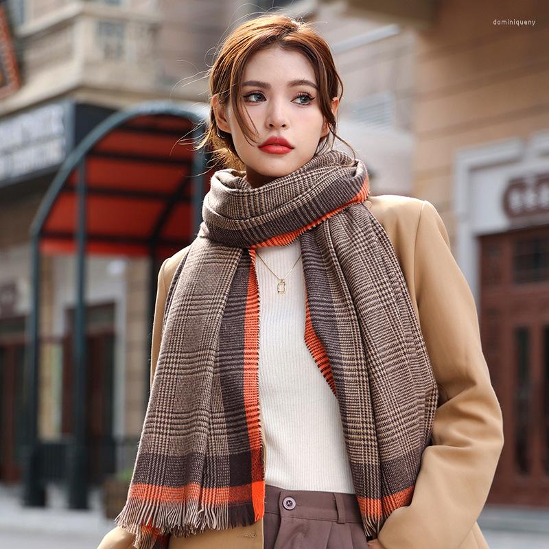 Scarves Designer Brand Women's Plaid Cashmere Scarf Thicken Warm Women Winter Luxury Houndstooth Pashmina Shawl Echarpe Foulard
Scarves Designer Brand Women's Plaid Cashmere Scarf Thicken Warm Women Winter Luxury Houndstooth Pashmina Shawl Echarpe Foulard