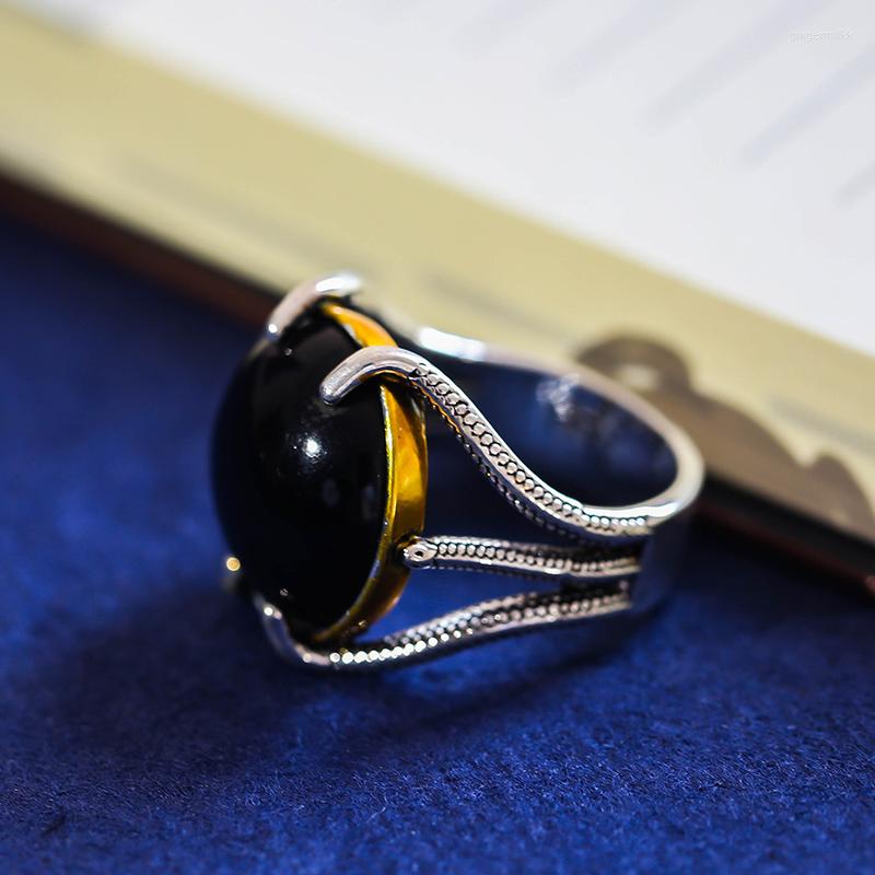 Cluster Rings Fashion Bohemian Black Stone For Women Large Oval Glass Filled Antique Ring Female Vintage Wedding Jewelry Gift
Cluster Rings Fashion Bohemian Black Stone For Women Large Oval Glass Filled Antique Ring Female Vintage Wedding Jewelry Gift