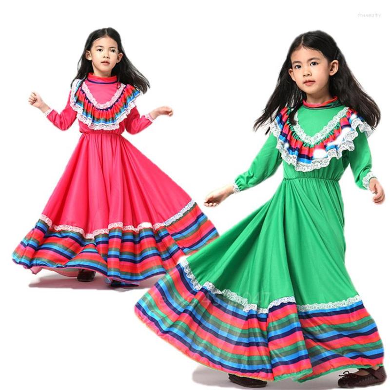 Stage Wear Girl's Flamenco Dance Costume Spanish Kid's Gypsy 100-150Cm Vestidos Cosplay Children's Ballroom Elegant Belly, Color3
Stage Wear Girl's Flamenco Dance Costume Spanish Kid's Gypsy 100-150Cm Vestidos Cosplay Children's Ballroom Elegant Belly, Color3