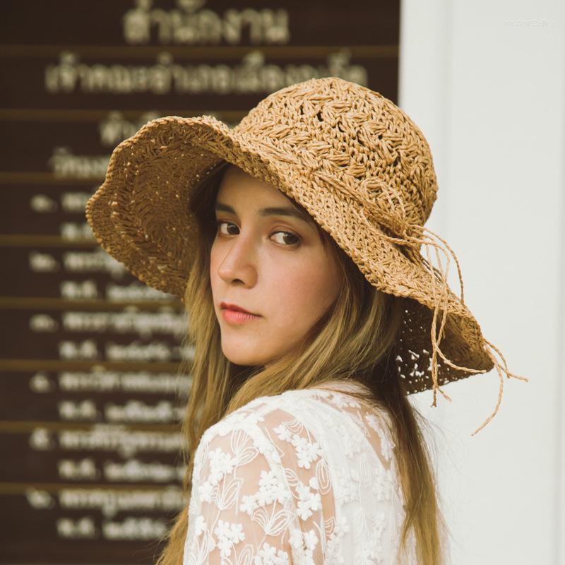 Berets Beach Straw Hats Female Summer Seaside Handmade Hollowed-out Big-brimmed Folding Sun Hat, Beige
Berets Beach Straw Hats Female Summer Seaside Handmade Hollowed-out Big-brimmed Folding Sun Hat, Beige