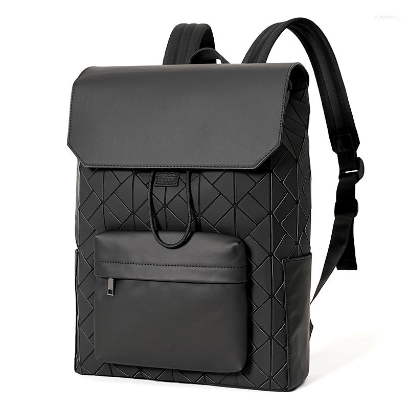 Backpack 2023 Geometry Men Luxury Leather String Pack Bag Student's School Backpacks Geometric Shoulder Silicone Brand, Black
Backpack 2023 Geometry Men Luxury Leather String Pack Bag Student's School Backpacks Geometric Shoulder Silicone Brand, Black