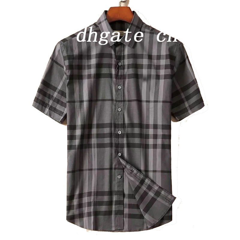 Plaid quality designer mens casual shirt burbereys mens Camisas De Hombre Fashion geometric check print short sleeved lapel business versatile M-4XL 855842722
Plaid quality designer mens casual shirt burbereys mens Camisas De Hombre Fashion geometric check print short sleeved lapel business versatile M-4XL 855842722