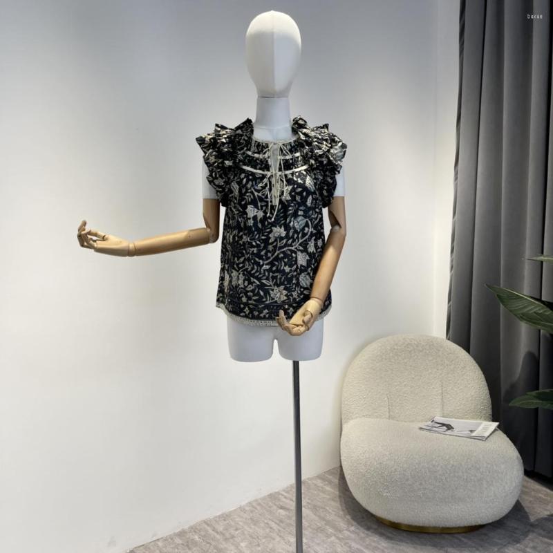 Women's Blouses 2023 Autumn High Quality Green Beige Black Flare Sleeve Leaf Botanical Printing Pleated Half Open Collar Tops Women Blouse, Cyan
Women's Blouses 2023 Autumn High Quality Green Beige Black Flare Sleeve Leaf Botanical Printing Pleated Half Open Collar Tops Women Blouse, Cyan
