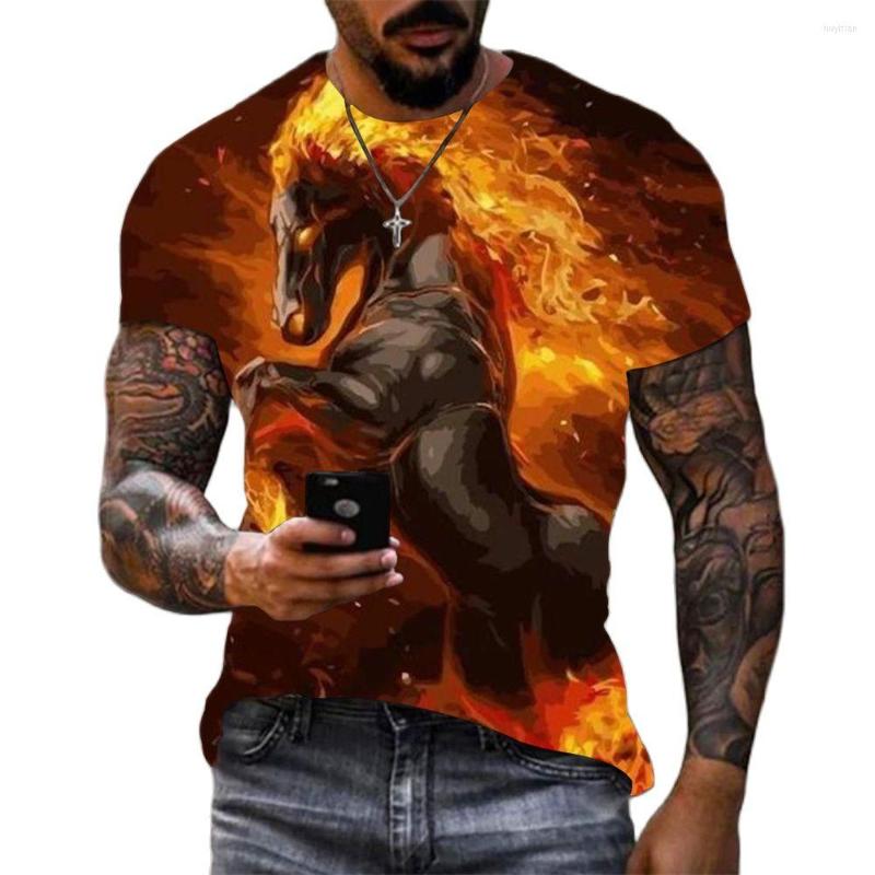 Men's T Shirts Animal T-shirt Mens Summer 3D Horse Printing Short Sleeve Tops Casual Street Vintage Shirt Oversized Tees, A01-zy01889
Men's T Shirts Animal T-shirt Mens Summer 3D Horse Printing Short Sleeve Tops Casual Street Vintage Shirt Oversized Tees, A01-zy01889