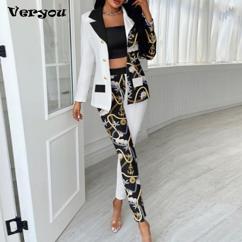 Pants 2021 Spring Women New Street Casual Style Set Long Sleeve Lapel Top Elastic Long Pants Fashion Stitching Printing Two Piece Sets, 02
Pants 2021 Spring Women New Street Casual Style Set Long Sleeve Lapel Top Elastic Long Pants Fashion Stitching Printing Two Piece Sets, 02