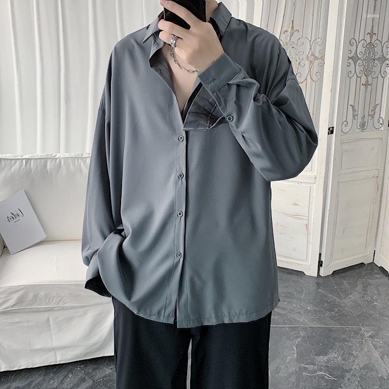Men's Casual Shirts Summer Hong Kong Style Draping Long-Sleeved Shirt For Boys Loose Couple All-Matching Jacket, Black
Men's Casual Shirts Summer Hong Kong Style Draping Long-Sleeved Shirt For Boys Loose Couple All-Matching Jacket, Black