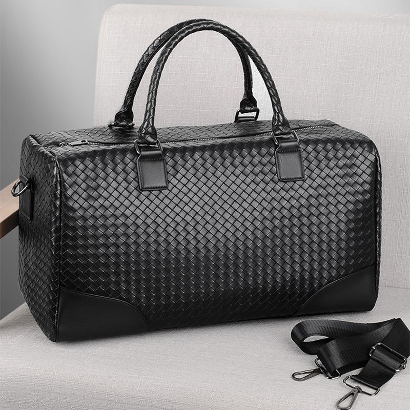Duffel Bags Large Handbag Men Travel Artificial Leather Bag Fashion Luggage Business Trip Traveling, Black
Duffel Bags Large Handbag Men Travel Artificial Leather Bag Fashion Luggage Business Trip Traveling, Black
