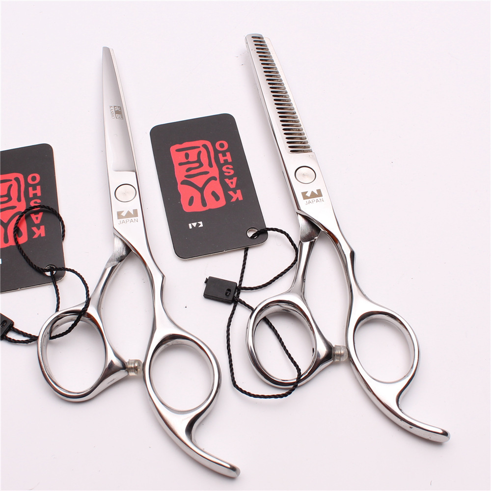 Hair Scissors Hair Scissors 5.0- 7.5 Inch Hair Scissors Professional High Quality Thinning HRC Salon Scissor Hair Cutting Tools Barbershop 230419
