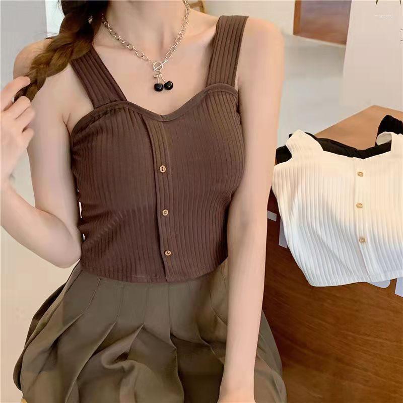 Women's Tanks Elastic Tank Top Crop Camisole Sleeveless T Shirt With Removable Chest Pad Women Summer Clothes, Black
Women's Tanks Elastic Tank Top Crop Camisole Sleeveless T Shirt With Removable Chest Pad Women Summer Clothes, Black