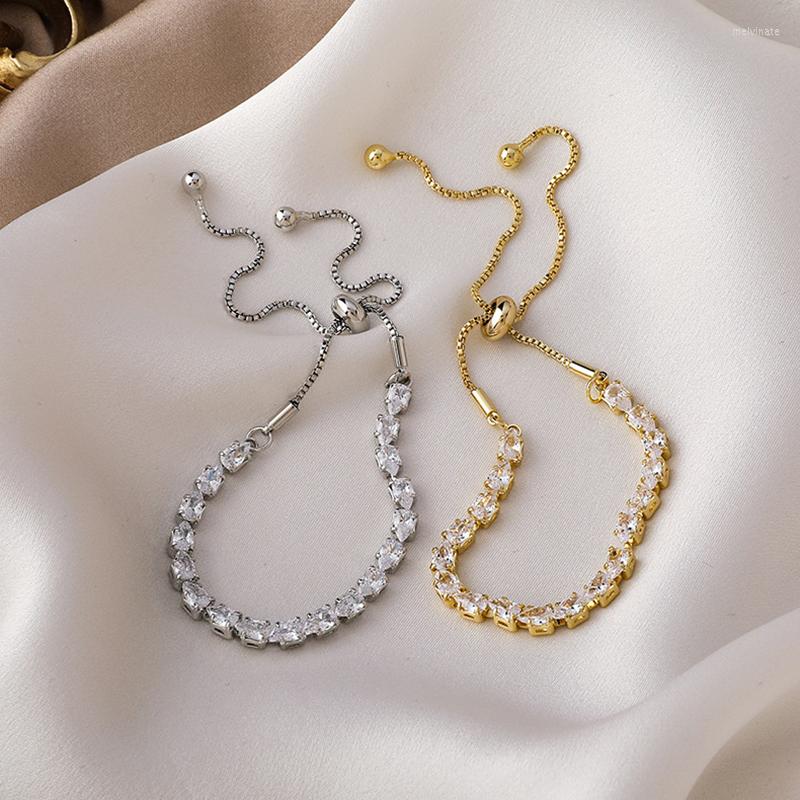Link Bracelets South Korea Style Simple INS Pulling Adjustable Zircon Students Gift Party Banquet WOMEN'S Jewelry Ornament 2023
Link Bracelets South Korea Style Simple INS Pulling Adjustable Zircon Students Gift Party Banquet WOMEN'S Jewelry Ornament 2023